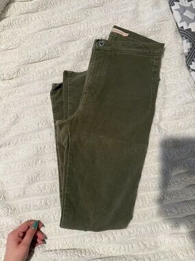 Levi's High-Rise Olive Green Skinny Jeans